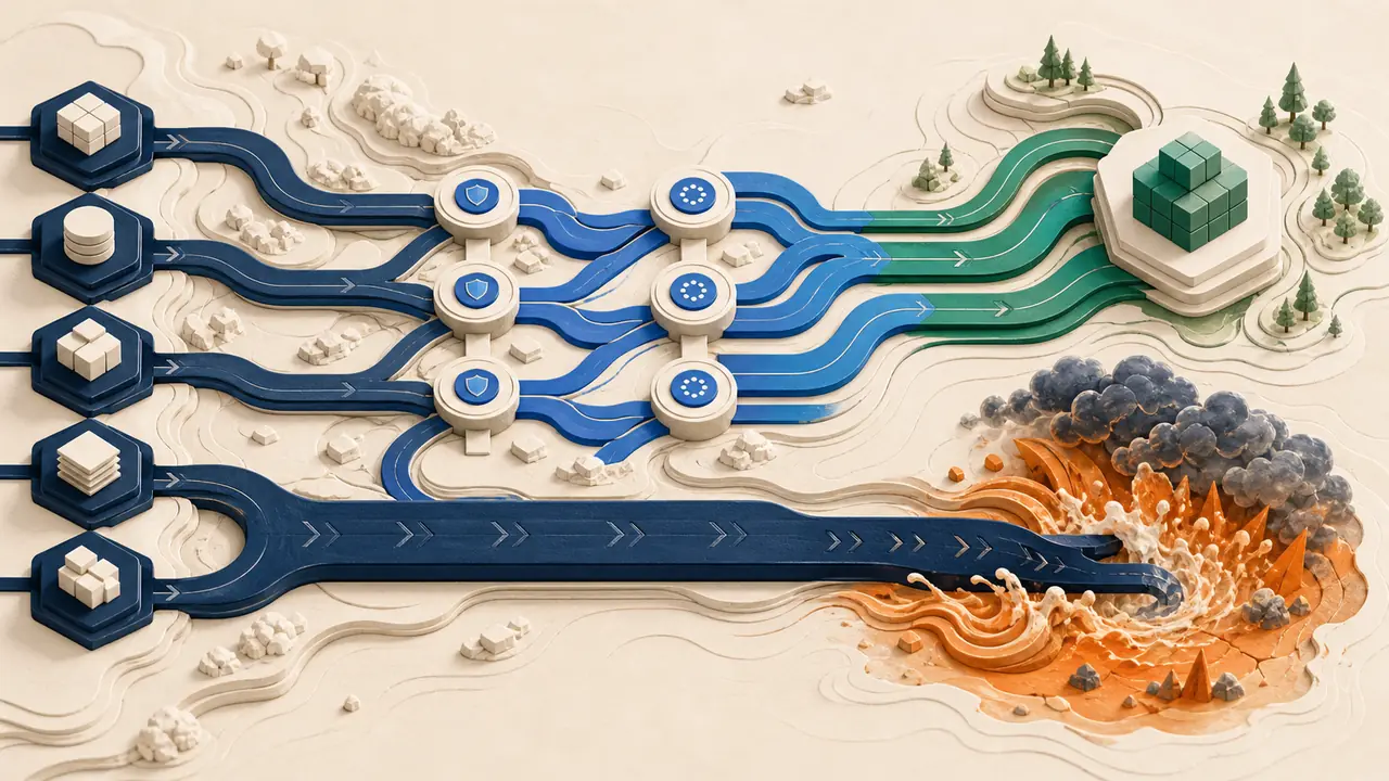 Gradual traffic rerouting compared with an all-at-once migration